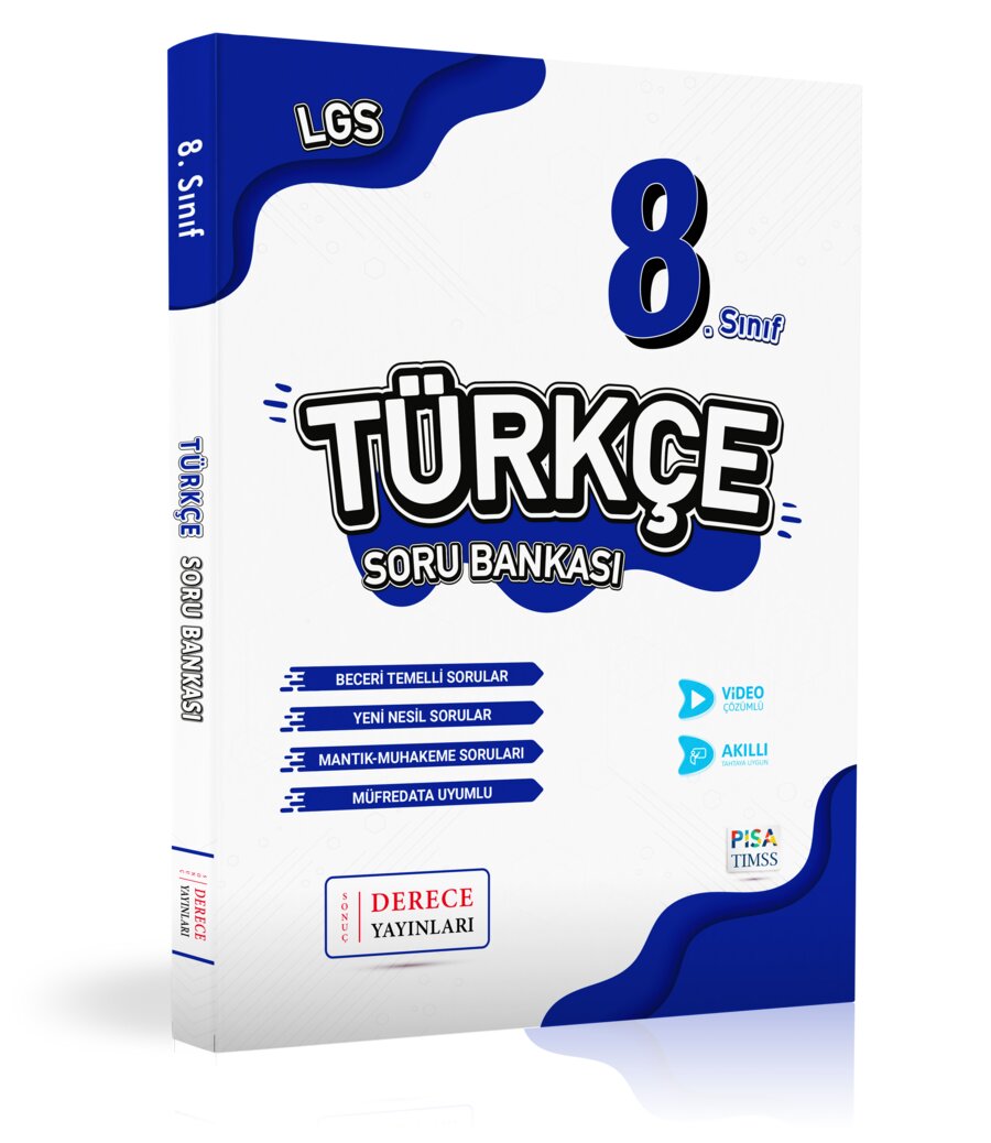 Derece Yayınları 8.Sınıf Türkçe Soru Bankası